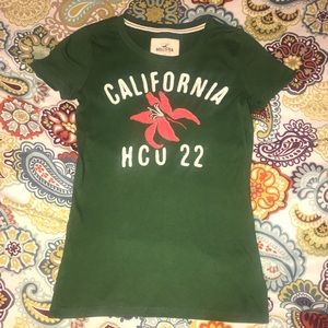 (Hollister) Hibiscus Logo Tee